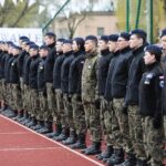 08.04.2022. Kielce. Ślubowanie klas mundurowych w Zespole Szkół Mechanicznych / Wiktor Taszłow / Radio Kielce