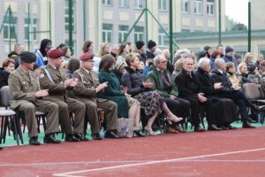 08.04.2022. Kielce. Ślubowanie klas mundurowych w Zespole Szkół Mechanicznych / Wiktor Taszłow / Radio Kielce