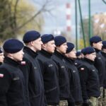 08.04.2022. Kielce. Ślubowanie klas mundurowych w Zespole Szkół Mechanicznych / Wiktor Taszłow / Radio Kielce