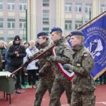 08.04.2022. Kielce. Ślubowanie klas mundurowych w Zespole Szkół Mechanicznych / Wiktor Taszłow / Radio Kielce