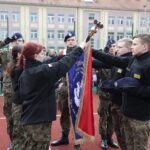 08.04.2022. Kielce. Ślubowanie klas mundurowych w Zespole Szkół Mechanicznych / Wiktor Taszłow / Radio Kielce