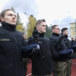 08.04.2022. Kielce. Ślubowanie klas mundurowych w Zespole Szkół Mechanicznych / Wiktor Taszłow / Radio Kielce