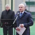 08.04.2022. Kielce. Ślubowanie klas mundurowych w Zespole Szkół Mechanicznych. Na zdjęciu: Rafał Nowak - wicewojewoda świętokrzyski / Wiktor Taszłow / Radio Kielce