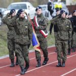 08.04.2022. Kielce. Ślubowanie klas mundurowych w Zespole Szkół Mechanicznych / Wiktor Taszłow / Radio Kielce