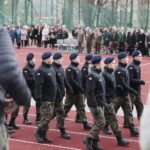 08.04.2022. Kielce. Ślubowanie klas mundurowych w Zespole Szkół Mechanicznych / Wiktor Taszłow / Radio Kielce