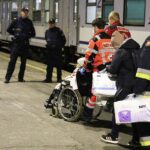 06.04.2022 Kielce. Uchodźcy wojenni. Przyjechał pociąg sanitarny z uchodźcami wojennymi z Ukrainy / Jarosław Kubalski / Radio Kielce