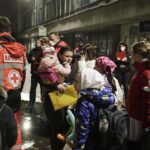 06.04.2022 Kielce. Uchodźcy wojenni. Przyjechał pociąg sanitarny z uchodźcami wojennymi z Ukrainy / Jarosław Kubalski / Radio Kielce