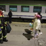 06.04.2022 Kielce. Uchodźcy wojenni. Przyjechał pociąg sanitarny z uchodźcami wojennymi z Ukrainy / Jarosław Kubalski / Radio Kielce