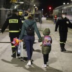 06.04.2022 Kielce. Uchodźcy wojenni. Przyjechał pociąg sanitarny z uchodźcami wojennymi z Ukrainy / Jarosław Kubalski / Radio Kielce