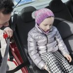 07.04.2022 Kielce. Policja i WORD promują nowe pasy dla dzieci - tzw. Smart KID Belt / Jarosław Kubalski / Radio Kielce