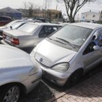 07.04.2022 Kielce. Wraki samochodów przy ulicy Magazynowej / Jarosław Kubalski / Radio Kielce