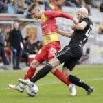 09.04.2022 Kielce. Piłka nożna I Liga. Mecz Korona Kielce - Zagłębie Sosnowiec / Jarosław Kubalski / Radio Kielce