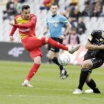 09.04.2022 Kielce. Piłka nożna I Liga. Mecz Korona Kielce - Zagłębie Sosnowiec / Jarosław Kubalski / Radio Kielce