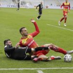 09.04.2022 Kielce. Piłka nożna I Liga. Mecz Korona Kielce - Zagłębie Sosnowiec / Jarosław Kubalski / Radio Kielce