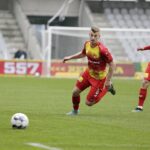 09.04.2022 Kielce. Piłka nożna I Liga. Mecz Korona Kielce - Zagłębie Sosnowiec / Jarosław Kubalski / Radio Kielce