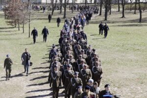 13.04.2022 Kielce. Marsz Katyński / Jarosław Kubalski / Radio Kielce