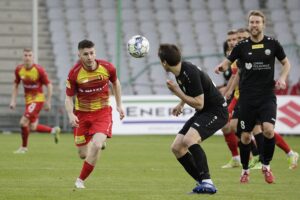 30.04.2022 Kielce Fortuna 1 Liga. Mecz Korona Kielce - Górnik Polkowice / Jarosław Kubalski / Radio Kielce