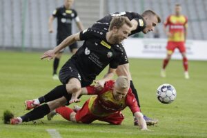 30.04.2022 Kielce Fortuna 1 Liga. Mecz Korona Kielce - Górnik Polkowice / Jarosław Kubalski / Radio Kielce