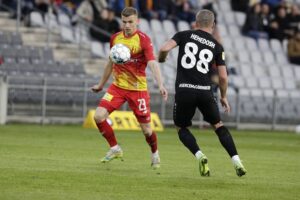 30.04.2022 Kielce Fortuna 1 Liga. Mecz Korona Kielce - Górnik Polkowice / Jarosław Kubalski / Radio Kielce