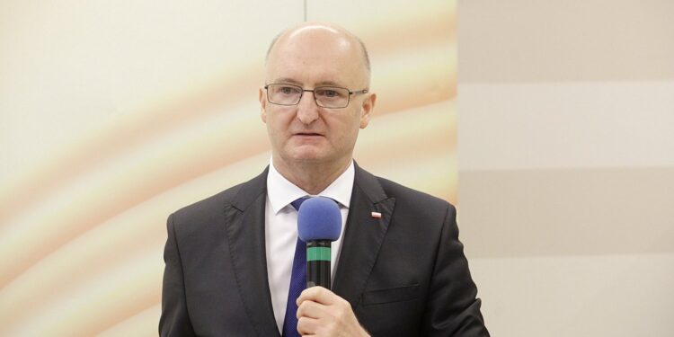 01.04.2022 Kielce. Wizyta Ministra Edukacji i Nauki Przemysława Czarnka. Na zdjęciu wiceminister  spraw zagranicznych Piotr Wawrzyk / Jarosław Kubalski / Radio Kielce