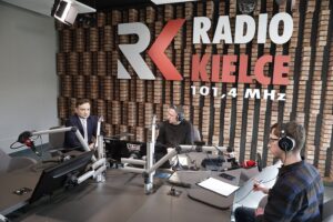 04.04.2022 Radio Kielce. Na zdjęciu od lewej: minister sprawiedliwości Zbigniew Ziobro. Robert Szumielewicz i Michał Kita - Radio Kielce / Jarosław Kubalski / Radio Kielce