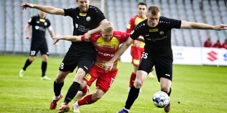 30.04.2022. Kielce. Mecz Korona Kielce -  Górnik Polkowice / Jarosław Kubalski / Radio Kielce