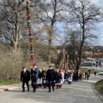 10.04.2022. Kunów. Barwny korowód z palmami wielkanocnymi / Marta Gajda-Kruk / Radio Kielce