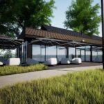 Wizualizacja zagospodarowania centrum Mirca / UG Mirzec