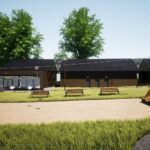 Wizualizacja zagospodarowania centrum Mirca / UG Mirzec