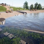 Wizualizacja zagospodarowania centrum Mirca / UG Mirzec