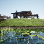 Wizualizacja zagospodarowania centrum Mirca / UG Mirzec