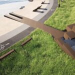 Wizualizacja zagospodarowania centrum Mirca / UG Mirzec