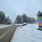 01.04.2022. Miejsce budowy ronda przy zjeździe do ośrodka Polanika w Zagnańsku / Wiktor Taszłow / Radio Kielce