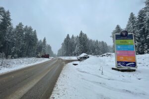 01.04.2022. Miejsce budowy ronda przy zjeździe do ośrodka Polanika w Zagnańsku / Wiktor Taszłow / Radio Kielce