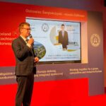 05.04.2022. Ostrowiec Św. Inauguracja projektu Programu Rozwoju Lokalnego "Ostrowiec Świętokrzyski - miasto OdNowa". Na zdjęciu: Jarosław Górczyński - prezydent Ostrowca Św. / Emilia Sitarska / Radio Kielce