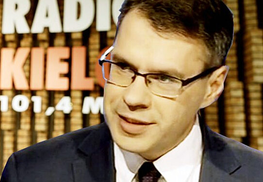 Na zdjęciu: Michał Karnowski - dziennikarz i publicysta tygodnia Sieci, i portalu wpolityce.pl / Fot. Radio Kielce
