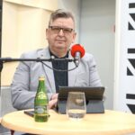 10.04.2022. Kielce. Studio Polityczne Radia Kielce. Na zdjęciu: Tomasz Pleban - PiS / Sebastian Kalwat / Radio Kielce