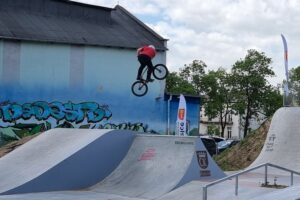 22.05.2022. Kielce. Mistrzostwa Polski BMX Freestyle Park / Maciej Makuła / Radio Kielce