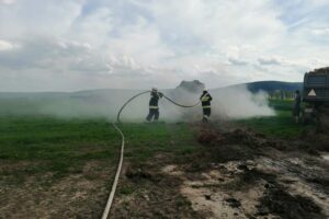 13.05.2022. Jeżów. Pożar / Ratownictwo Powiatu Ostrowieckiego