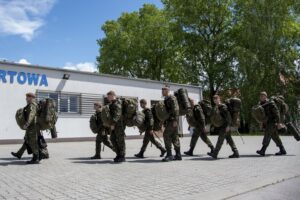 28.05.2022. Kielce. Wcielenie ochotników do WOT / ppor. Daniel Woś / 10. Świętokrzyska Brygada Obrony Terytorialnej