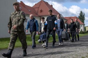 28.05.2022. Kielce. Wcielenie ochotników do WOT / ppor. Daniel Woś / 10. Świętokrzyska Brygada Obrony Terytorialnej