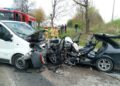 06.05.2022. Wólka Milanowska. Wypadek na drodze wojewódzkiej 765 / PSP Kielce