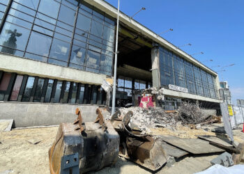 05.05.2022. Kielce. Remont dworca kolejowego