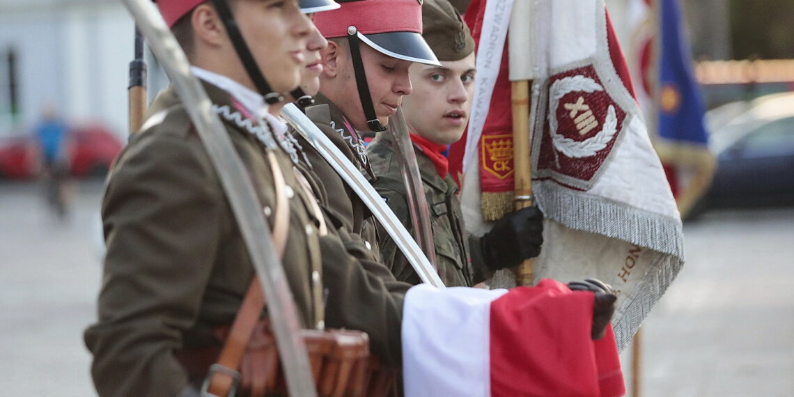 12.05.2022. Kielce. Uroczystości w związane z 87. rocznicą śmierci Józefa Piłsudskiego /  Fot. Wiktor Taszłow - Radio Kielce