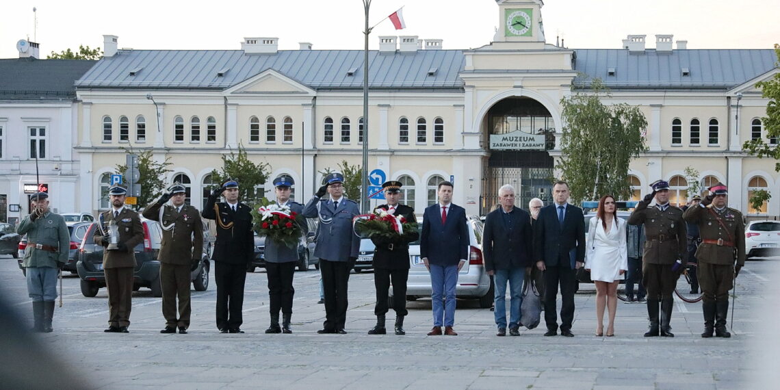 12.05.2022. Kielce. Uroczystości w związane z 87. rocznicą śmierci Józefa Piłsudskiego /  Fot. Wiktor Taszłow - Radio Kielce