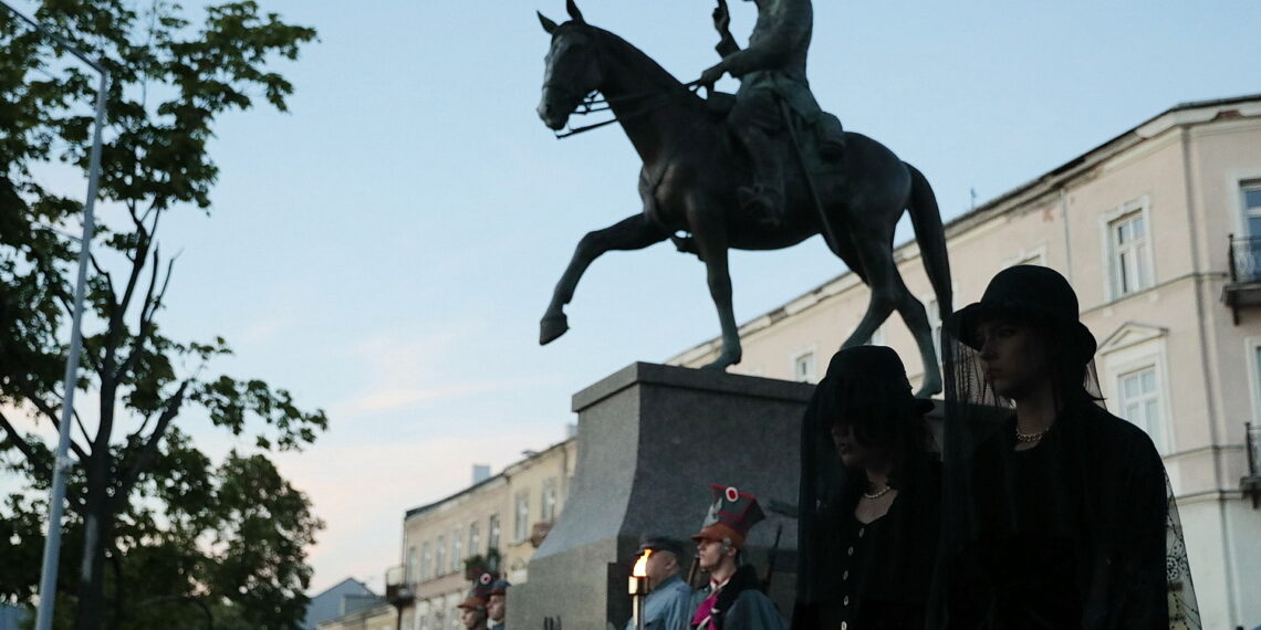 12.05.2022. Kielce. Uroczystości w związane z 87. rocznicą śmierci Józefa Piłsudskiego /  Fot. Wiktor Taszłow - Radio Kielce