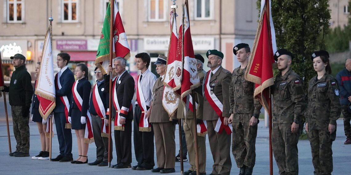 12.05.2022. Kielce. Uroczystości w związane z 87. rocznicą śmierci Józefa Piłsudskiego / Fot. Wiktor Taszłow - Radio Kielce