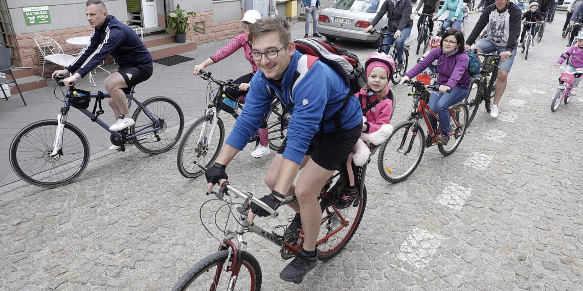 29.05.2022 Kielce. Rynek.  I Świętokrzyski Dzień Roweru