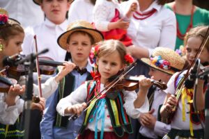 02.05.2022. Lublin. Muzeum Wsi Lubelskiej. Eliminacje festiwalu „Jawor – u źródeł kultury 2022” / Krzysztof Radzki / Radio Lublin