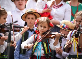 02.05.2022. Lublin. Muzeum Wsi Lubelskiej. Eliminacje festiwalu „Jawor – u źródeł kultury 2022” / Krzysztof Radzki / Radio Lublin